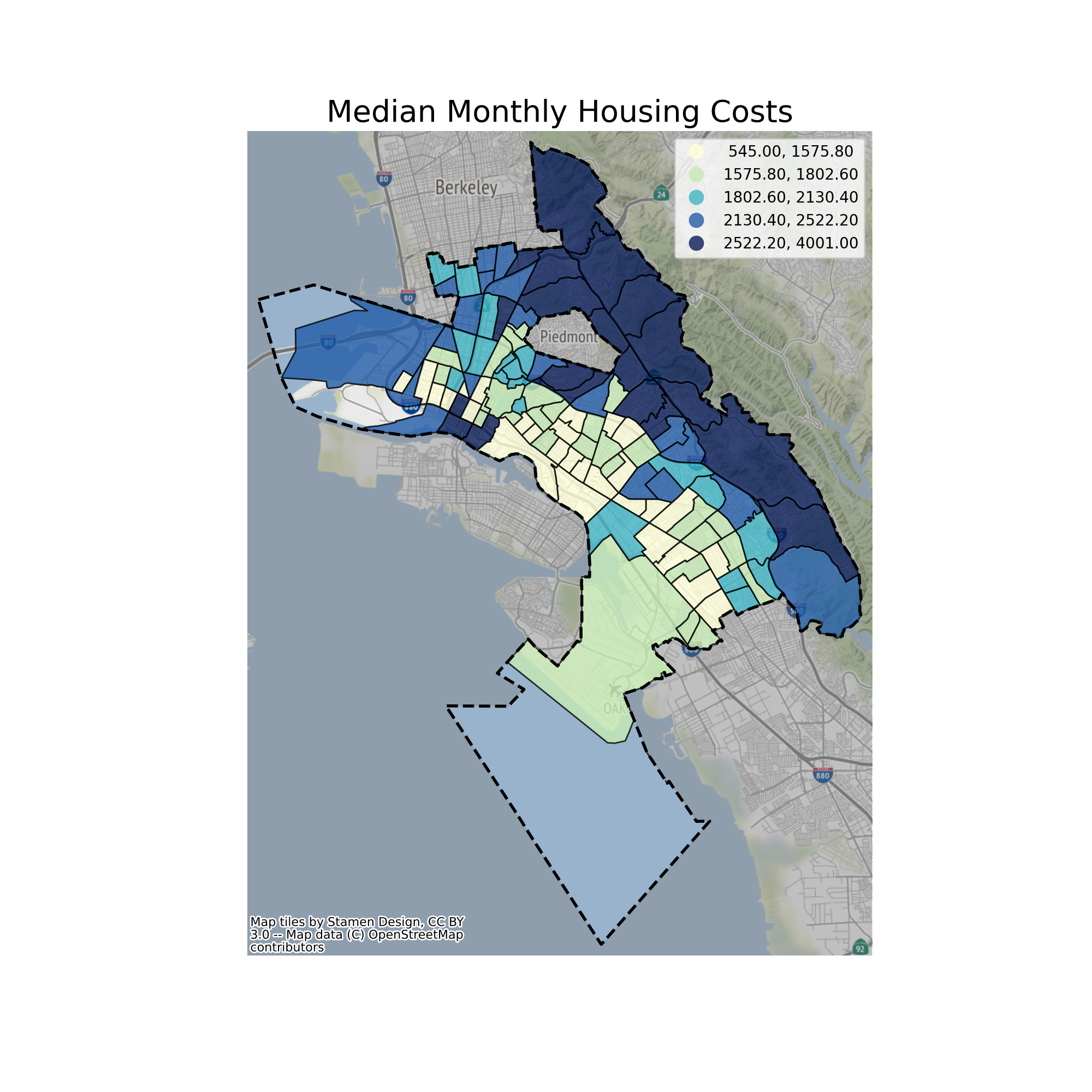 med housing costs map